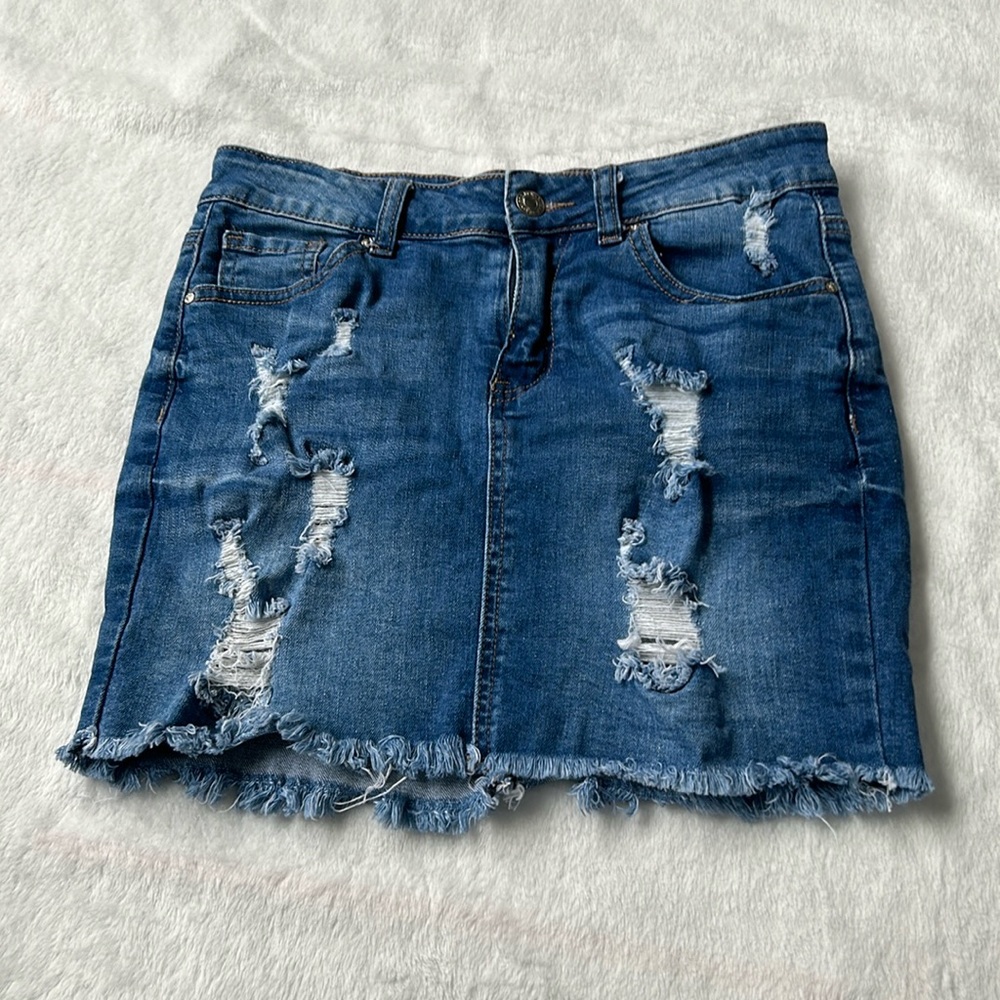 Wax Jean (Jean Skirt)